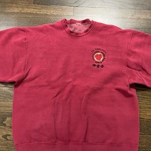Red Sweatshirt - Traditional Okinawan Karate
